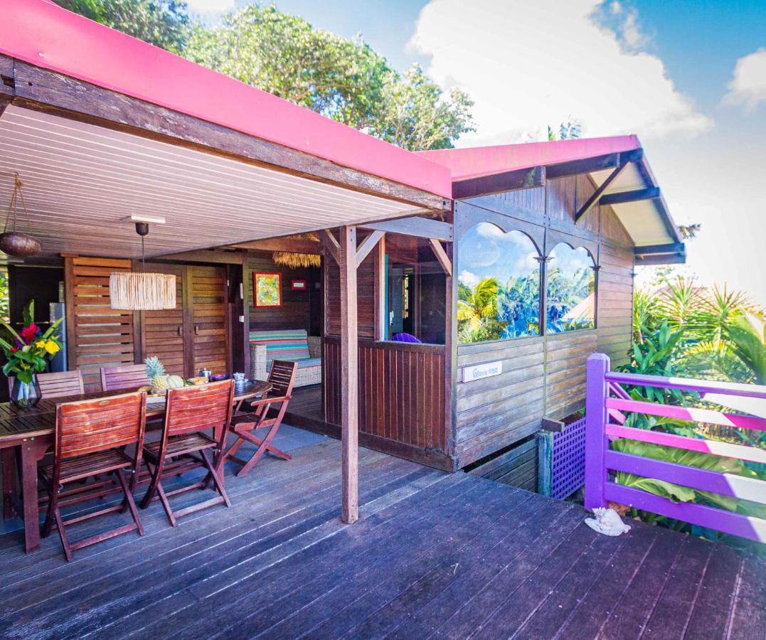 Piton Bungalows Ecolodges Deshaies Buitenkant foto
