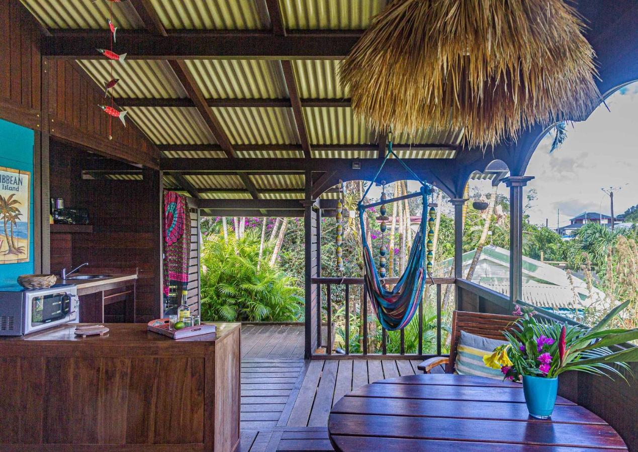 Piton Bungalows Ecolodges Deshaies Buitenkant foto