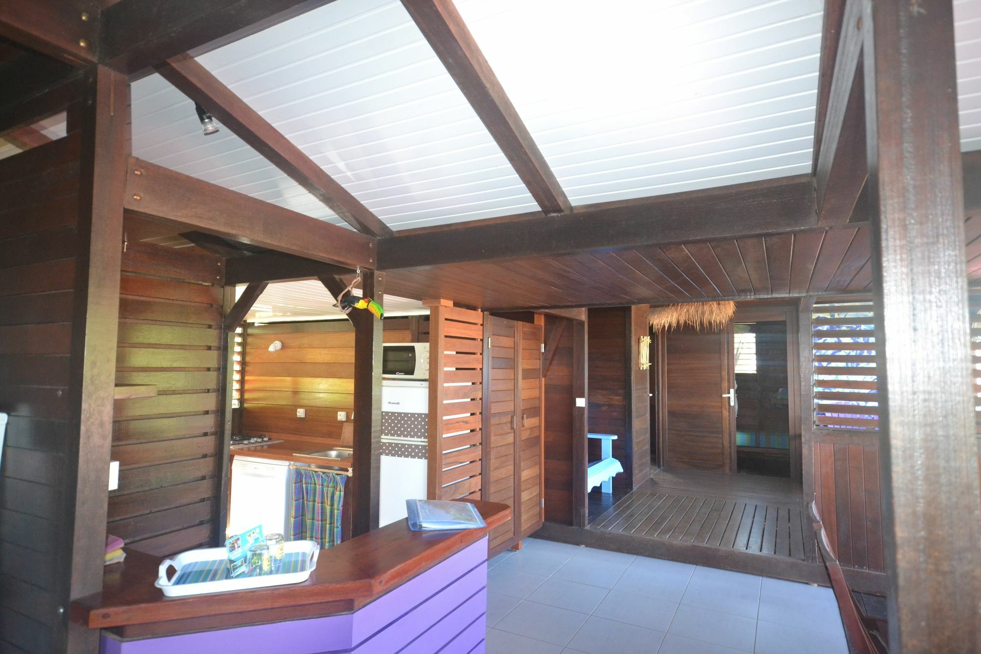 Piton Bungalows Ecolodges Deshaies Buitenkant foto